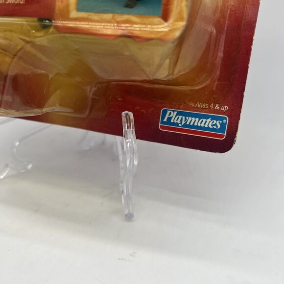 TMNT Tricera Mike NEW SEALED Dino Turtles 1997 Playmates on Card Michelangelo - Picture 3 of 12